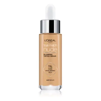 L’Oréal Paris True Match Nude Plumping Tinted Serum szérum egységesíti a bőrszín tónusait árnyal