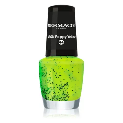 Dermacol Neon neon körömlakk árnyalat 44 Poppy Yellow 5 ml