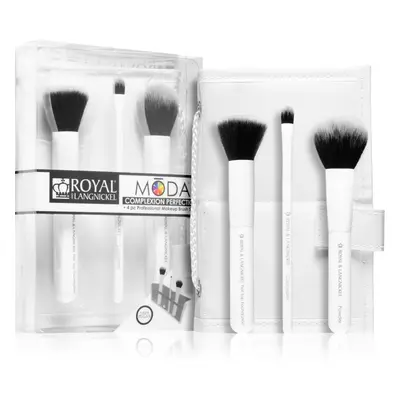 Royal and Langnickel Moda Complexion Perfection ecset szett utazásra White 3 db