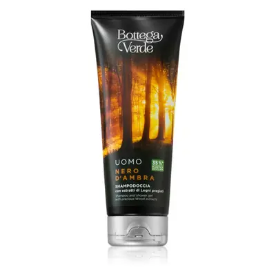 Bottega Verde Black Amber sampon és tusfürdő gél 2 in 1 200 ml