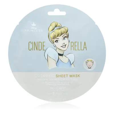 Mad Beauty Disney Princess Cinderella nyugtató hatású gézmaszk levendula illatú 25 ml