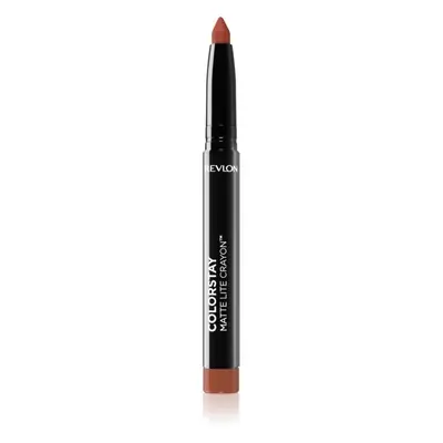 Revlon Cosmetics ColorStay™ Matte Lite Crayon mattító rúzs ceruzában árnyalat 002 Clear The Air 