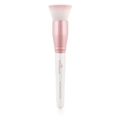 Luvia Cosmetics Prime Vegan Prime Buffer kúpos ecset sminkeléshez Candy (Pearl White / Rose) 1 d