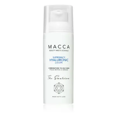 Macca Supremacy Hyaluronic hidratáló emulzió hialuronsavval 50 ml