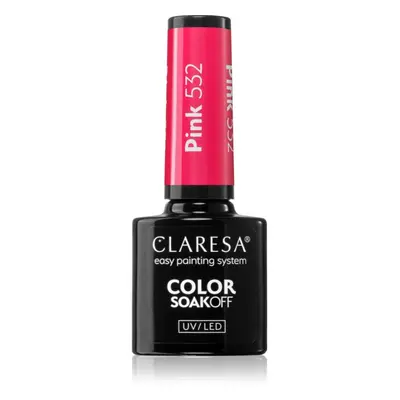 Claresa SoakOff UV/LED Color Sunny Garden géles körömlakk árnyalat Pink 532 5 g