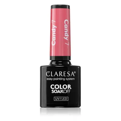 Claresa SoakOff UV/LED Color Candy géles körömlakk árnyalat 7 5 g