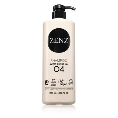 ZENZ Organic Sweet Sense No. 04 hidratáló sampon a hajtérfogat növelésére 1000 ml