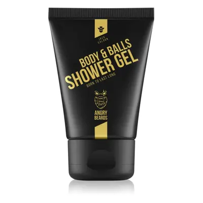 Angry Beards Jack Saloon Shower Gel hidratáló tusoló gél uraknak 50 ml