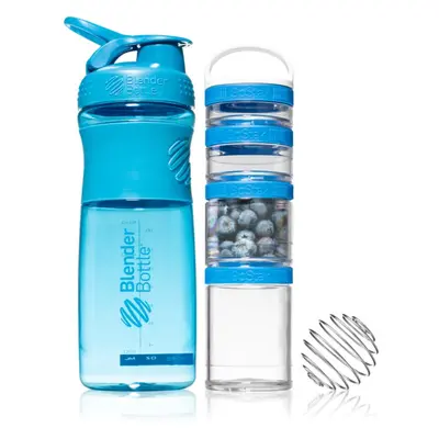 Blender Bottle Sport Mixer® GoStak ajándékszett sportolóknak szín Blue