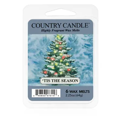 Country Candle 'Tis The Season illatos viasz aromalámpába 64 g