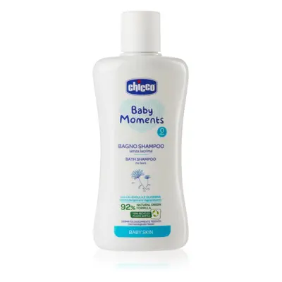 Chicco Baby Moments Bath Shampoo testsampon gyermekeknek születéstől kezdődően 200 ml