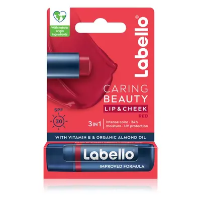 Labello Caring Beauty tonizáló ajakbalzsam árnyalat Red 4.8 g