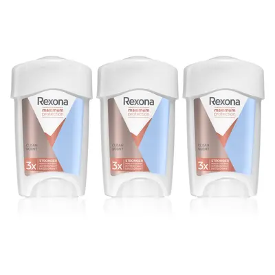 Rexona Maximum Protection Clean Scent izzadásgátló krém az izzadás csökkentésére takarékos kisze