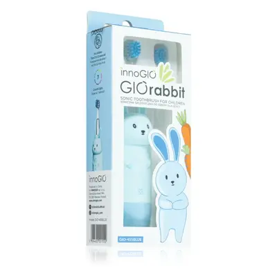 innoGIO GIORabbit Sonic Toothbrush sonic fogkefe gyermekeknek Blue 1 db