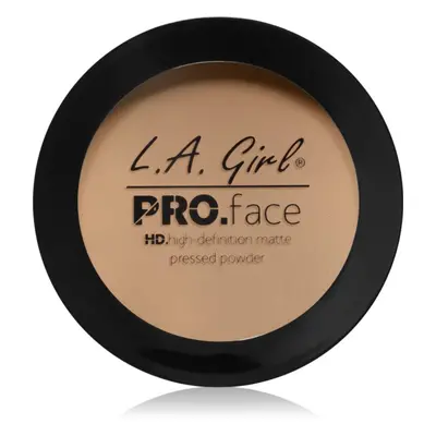 L.A. Girl Cosmetics PRO. Face HD kompakt púder matt hatással árnyalat Creamy Natural 7 g