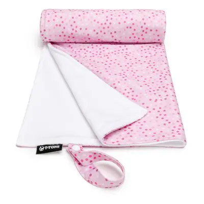 T-TOMI Changing Pad Pink Dots mosható pelenkázó alátét 50 x 70 cm 1 db