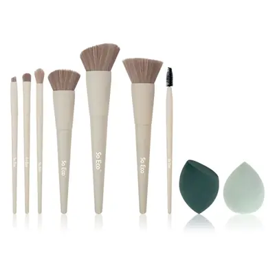 So Eco Exclusive Brush & Sponge Set Complexion Sponge ecset szett