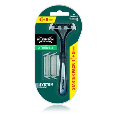 Wilkinson Sword Xtreme 3 Hybrid borotva + tartalék fejek 5 db 1 db