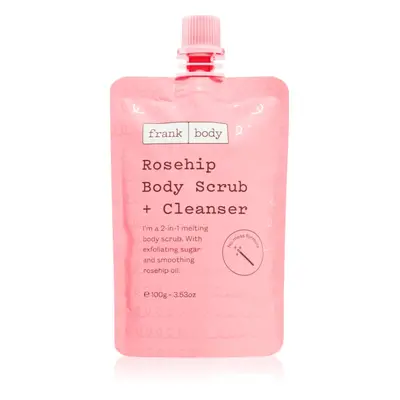 Frank Body Rosehip tisztító testpeeling 2 az 1-ben 100 g