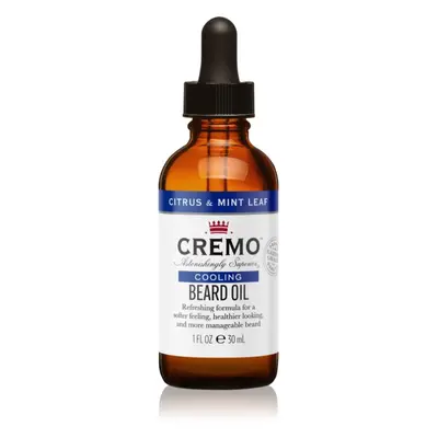 Cremo Cooling Beard Oil Citrus & Mint Leaf szakáll olaj 30 ml