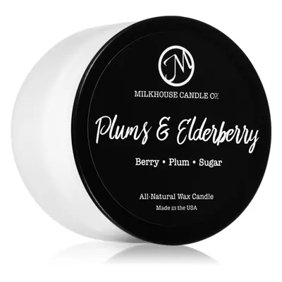 Milkhouse Candle Co. Creamery Plums & Elderberry illatgyertya Treveler Tin 106 g