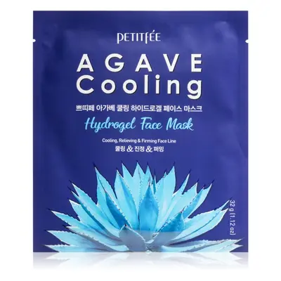 Petitfée Agave Cooling intenzív hidrogélmaszk az arcbőr megnyugtatására 32 g