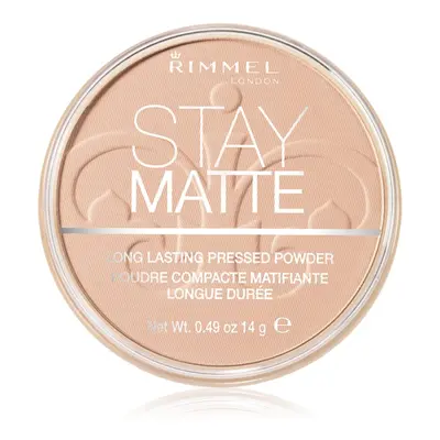 Rimmel Stay Matte púder árnyalat 003 Peach Glow 14 g