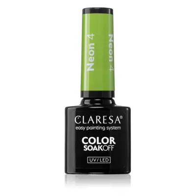 Claresa SoakOff UV/LED Color Neon géles körömlakk árnyalat 4 5 g