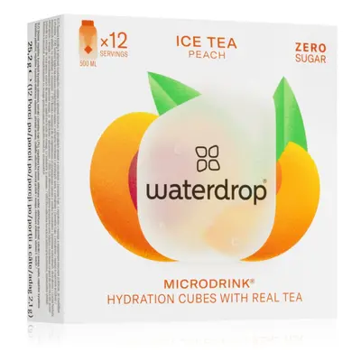 Waterdrop Microdrink Ice Tea ital C- és B3-vitaminnal íz Peach 12 db