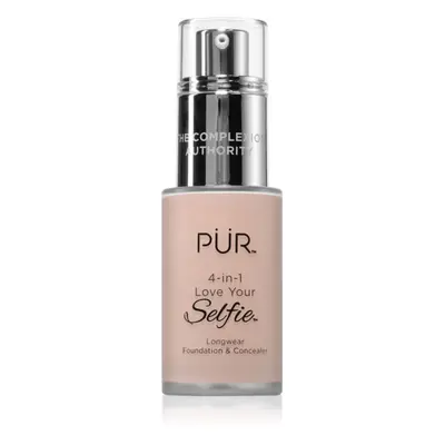 PÜR Cosmetics 4-in-1 Love Your Selfie alapozó és korrektor 2 az 1-ben árnyalat LN1 30 ml