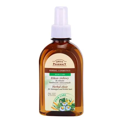 Green Pharmacy Herbal Elixir Hair Care növényi elixír sérült, töredezett hajra 250 ml