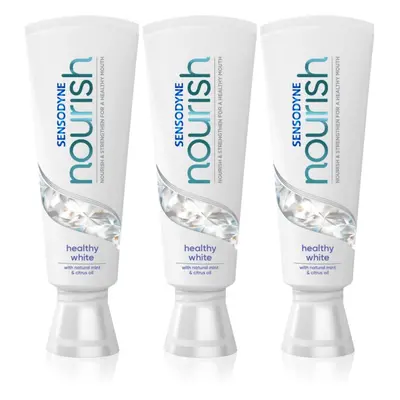 Sensodyne Nourish Healthy White bioaktív fogpaszta fluoriddal 3x75 ml