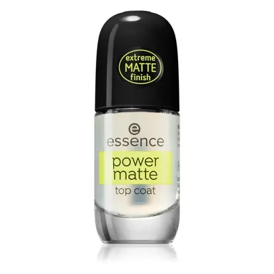 Essence Power Matte fedő gél lakk matt hatású 8 ml