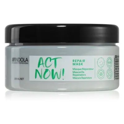 Indola Act Now! Repair mélyen regeneráló maszk hajra 200 ml