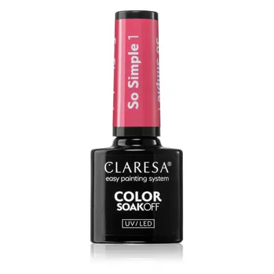 Claresa SoakOff UV/LED Color So Simple géles körömlakk árnyalat 1 5 g