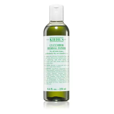 Kiehl's Cucumber Herbal Alcohol-Free Toner arctonikum száraz és érzékeny bőrre 250 ml