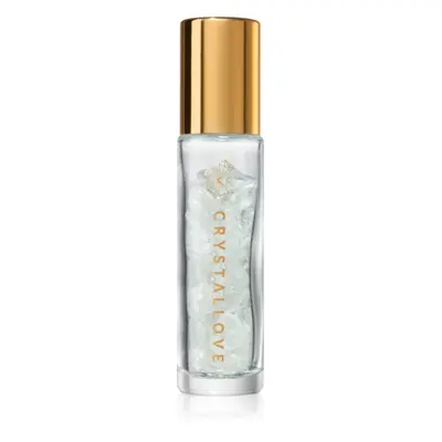 Crystallove Clear Quartz Oil Bottle roll-on kristályokkal utántölthető 10 ml