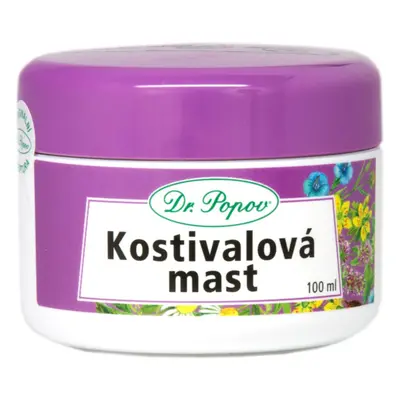 Dr. Popov Herbal ointments Comfrey masszázskrém izmok, ízületek, izomszalagok számára 100 ml