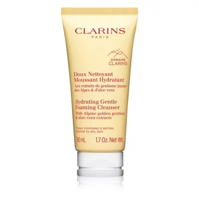 Clarins Cleansing Hydrating Gentle Foaming Cleanser tisztító hab hidratáló hatással 50 ml