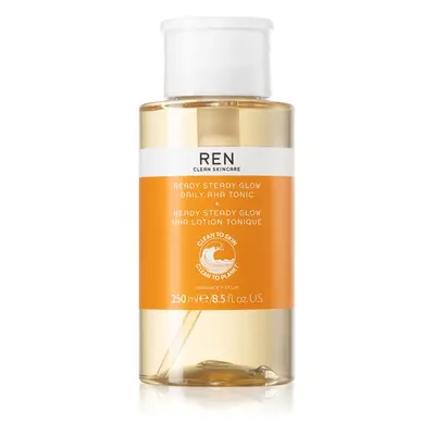 REN Radiance hámlasztó tisztító tonik A.H.A.-val (Alpha Hydroxy Acids) 250 ml