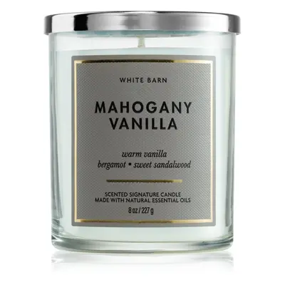 Bath & Body Works Mahogany Vanilla illatgyertya 227 g