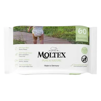 Moltex Pure & Nature Baby Wipes nedves törlőkendők gyermekeknek 60 db