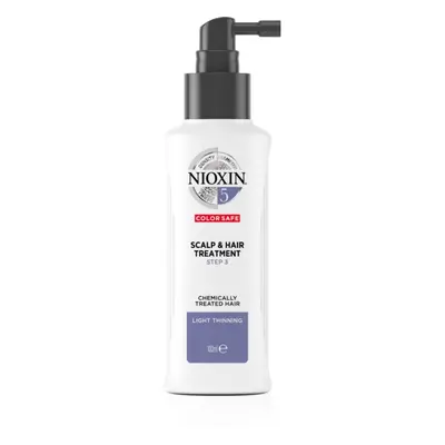 Nioxin System 5 Colorsafe Scalp & Hair Treatment öblítést nem igénylő kúra a kémiailag kezelt ha