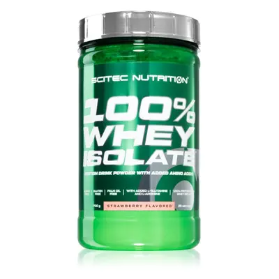 Scitec Nutrition 100% Whey Isolate tejsavófehérje cukormentes íz Strawberry 700 g