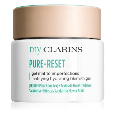 Clarins My Clarins Pure-Reset Matifying Hydrating Blemish Gel mattító gél a bőrhibákra 50 ml