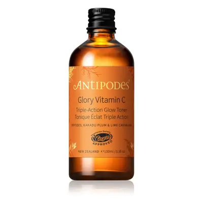 Antipodes Glory Vitamin C Triple-Action Glow Toner élénkítő tonik egységesíti a bőrszín tónusait