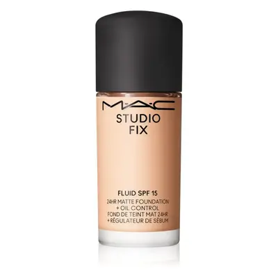 MAC Cosmetics Mini Studio Fix Fluid SPF 15 24HR Matte Foundation + Oil Control mattító alapozó S