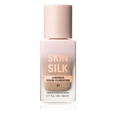 Makeup Revolution Skin Silk Serum Foundation könnyű alapozó világosító hatással árnyalat F7 23 m