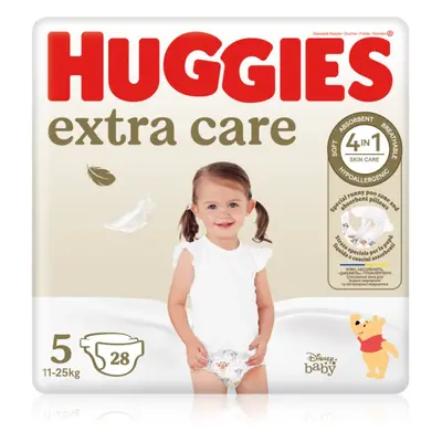 Huggies Extra Care Size 5 eldobható pelenkák 11-25 kg 28 db