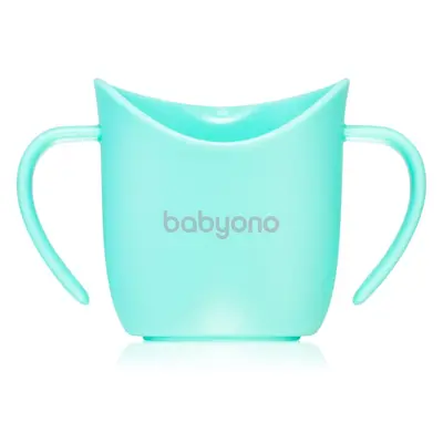 BabyOno Be Active Ergonomic Training Cup gyakorlóbögre fogantyúval Mint 6 m+ 120 ml